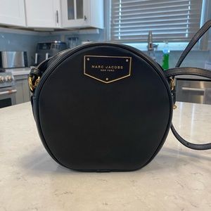 Marc Jacobs Black Leather Crossbody Bag